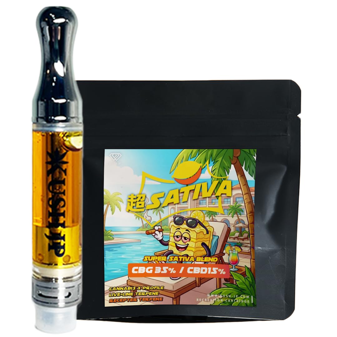 Amazon | 【KUSH JP】 超SATIVA 1.0ml 【新基準対応】高濃度 CBG × CBD